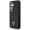 Etui GUESS Grained Triangle Logo MagSafe do Samsung Galaxy S25 Czarny Seria telefonu Galaxy S