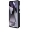 Etui GUESS Grained Triangle Logo MagSafe do Samsung Galaxy S25 Czarny Dominujący kolor Czarny