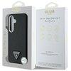 Etui GUESS Grained Triangle Logo MagSafe do Samsung Galaxy S25 Czarny Marka telefonu Samsung