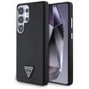 Etui GUESS Grained Triangle Logo MagSafe do Samsung Galaxy S25 Ultra Czarny