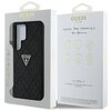 Etui GUESS Hot stamp 4G Pattern Triangle Metal Logo do Samsung Galaxy S25 Ultra Czarny Marka telefonu Samsung