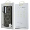 Etui GUESS Leather 4G Colored Ring Classic Logo MagSafe do Samsung Galaxy S25 Brązowy Marka telefonu Samsung