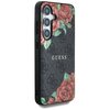 Etui GUESS Leather 4G Flowers Print Metal Classic Logo MagSafe do Samsung Galaxy S25 Czarny Kompatybilność Samsung Galaxy S25