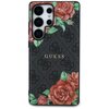 Etui GUESS Leather 4G Flowers Print Metal MagSafe do Samsung Galaxy S25 Ultra Czarny Model telefonu Galaxy S25 Ultra