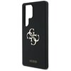 Etui GUESS Silicone Big 4G Logo Bottom Script do Samsung Galaxy S25 Ultra Czarny Typ Etui nakładka