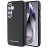 Etui KARL LAGERFELD Saffiano Full Wrapped Elongated Metal Logo MagSafe do Samsung Galaxy S25 Czarny