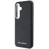 Etui KARL LAGERFELD Saffiano Full Wrapped Elongated Metal Logo MagSafe do Samsung Galaxy S25 Czarny Typ Etui magnetyczne
