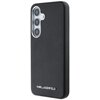 Etui KARL LAGERFELD Saffiano Full Wrapped Elongated Metal Logo MagSafe do Samsung Galaxy S25+ Czarny Seria telefonu Galaxy S