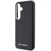 Etui KARL LAGERFELD Saffiano Full Wrapped Elongated Metal Logo MagSafe do Samsung Galaxy S25+ Czarny Typ Etui magnetyczne