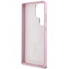 Etui KARL LAGERFELD Saffiano Full Wrapped Elongated Metal Logo MagSafe do Samsung Galaxy S25 Ultra Różowy Typ Etui nakładka