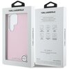 Etui KARL LAGERFELD Saffiano Full Wrapped Elongated Metal Logo MagSafe do Samsung Galaxy S25 Ultra Różowy Marka telefonu Samsung