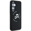 Etui KARL LAGERFELD Silicone Double Heads And Circle MagSafe do Samsung Galaxy S25+ Czarny Kompatybilność Samsung Galaxy S25+