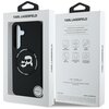 Etui KARL LAGERFELD Silicone Double Heads And Circle MagSafe do Samsung Galaxy S25+ Czarny Marka telefonu Samsung