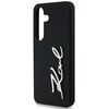 Etui KARL LAGERFELD Silicone Metal Signature Logo do Samsung Galaxy S25 Czarny Typ Etui nakładka