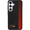 Etui RED BULL Real Carbon Fiber Powerbar MagSafe do Samsung Galaxy S25 Czarny Model telefonu Galaxy S25