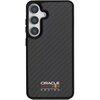 Etui RED BULL Real Carbon Fiber Shiny Logo MagSafe do Samsung Galaxy S25 Czarny Model telefonu Galaxy S25