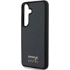 Etui RED BULL Real Carbon Fiber Shiny Logo MagSafe do Samsung Galaxy S25 Czarny Typ Etui magnetyczne