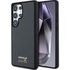 Etui RED BULL Real Carbon Fiber Shiny Logo MagSafe do Samsung Galaxy S25 Ultra Czarny