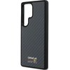 Etui RED BULL Real Carbon Fiber Shiny Logo MagSafe do Samsung Galaxy S25 Ultra Czarny Dominujący kolor Czarny