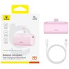 Powerbank BASEUS Compact IP 5000mAh 20W Różowy Prąd wyjściowy [A] 2.4