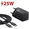 Ładowarka sieciowa BASEUS GaN5 Mini 25W Czarny