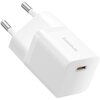 Ładowarka sieciowa BASEUS GaN5 Mini 25W Biały Kabel w zestawie USB-C - USB-C