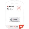 Pendrive VERBATIM Plectra 128GB, USB-C 3.0, Odczyt 100 Mb/s, Zapis 25 Mb/s, Biały Interfejs USB 3.2 Gen. 1