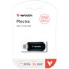 Pendrive VERBATIM Plectra 256GB, USB-C 3.0, Odczyt 100 Mb/s, Zapis 25 Mb/s, Czarny Interfejs USB 3.2 Gen. 1