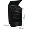 Kuchnia GORENJE MEKS5141BM ExtraSteam 3 Programy parowe, Pizza, Air Fry Oświetlenie Tak