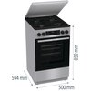 Kuchnia GORENJE MEKS5121SM ExtraSteam 3 Programy parowe, Pizza, Air Fry Oświetlenie Tak