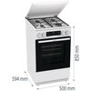 Kuchnia GORENJE MEKS5121WM ExtraSteam 3 Programy parowe, Pizza, Air Fry Gwarancja 24 miesiące