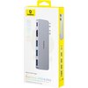 Hub BASEUS UltraJoy 5w1 USB Typu C, Pasywny Dodatkowe informacje Ochrona przeciwprzepięciowa