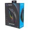 Mysz AQIRYS Phoenix Czarny Typ myszy Optyczna