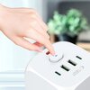 Rozgałęziacz TECH-PROTECT PCL3X4 Biały Wykonanie Tworzywo sztuczne