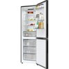 Lodówka CANDY Fresco 300 ECN2CQTEB186 185cm Czarna Położenie zamrażarki Na dole