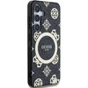 Etui GUESS 4G Background Gold Electroplated Peony Pattern MagSafe do Samsung Galaxy S25 Czarny Model telefonu Galaxy S25