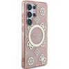 Etui GUESS 4G Background Gold Electroplated Peony Pattern MagSafe do Samsung Galaxy S25 Ultra Różowy Kompatybilność Samsung Galaxy S25 Ultra