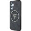 Etui GUESS 4G Glitter Triangle Buttons MagSafe do Samsung Galaxy S25+ Czarny Seria telefonu Galaxy S