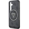 Etui GUESS 4G Glitter Triangle Buttons MagSafe do Samsung Galaxy S25+ Czarny Typ Etui magnetyczne