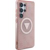 Etui GUESS 4G Glitter Triangle Buttons MagSafe do Samsung Galaxy S25 Ultra Różowy Kompatybilność Samsung Galaxy S25 Ultra