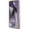 Etui GUESS 4G Glitter Triangle Buttons MagSafe do Samsung Galaxy S25 Ultra Różowy Dominujący kolor Różowy