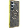 Etui GUESS 4G Glitter Triangle Buttons MagSafe do Samsung Galaxy S25 Ultra Brązowy Kompatybilność Samsung Galaxy S25 Ultra