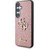 Etui GUESS Fixed Glitter Big 4G Metal Logo do Samsung Galaxy S25+ Różowy Seria telefonu Galaxy S