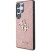 Etui GUESS Fixed Glitter Big 4G Metal Logo do Samsung Galaxy S25 Ultra Różowy Seria telefonu Galaxy S