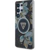 Etui GUESS Glitter Flowers Triangle Buttons MagSafe do Samsung Galaxy S25 Ultra Czarny Model telefonu Galaxy S25 Ultra