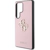 Etui GUESS Grained Big 4G Logo Small Classic Logo do Samsung Galaxy S25 Ultra Różowy Typ Etui nakładka