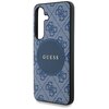 Etui GUESS 4G Round Patch Classic Logo MagSafe do Samsung Galaxy S25 Niebieski Typ Etui magnetyczne