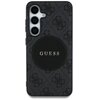 Etui GUESS 4G Round Patch Classic Logo MagSafe do Samsung Galaxy S25 Czarny Model telefonu Galaxy S25