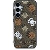 Etui GUESS 4G Printed Colored Peony Pattern MagSafe do Samsung Galaxy S25 Brązowy Model telefonu Galaxy S25