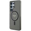 Etui GUESS Glitter Circle Classic Logo MagSafe do Samsung Galaxy S25 Ultra Czarny Seria telefonu Galaxy S